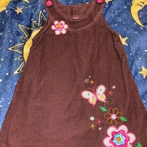 Brown corduroy dress